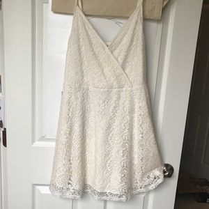 Cream lace dress